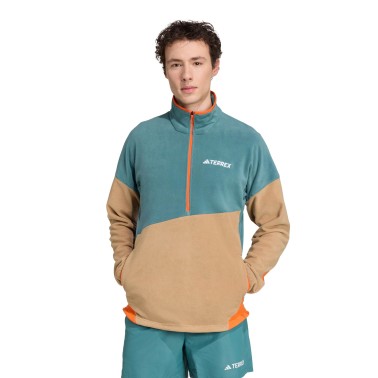 Ανδρικό Anorak Πεζοπορίας Πολύχρωμο - adidas Performance Multi Climawarm Fleece