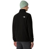 Ανδρική Μακρυμάνικη Μπλούζα Μαύρη - The North Face Glacier 1/4 Zip Fleece Εικόνα 0