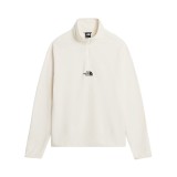 Ανδρική Μακρυμάνικη Μπλούζα Λευκή - The North Face Glacier 1/4 Zip Fleece Εικόνα 2