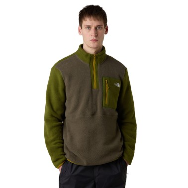 THE NORTH FACE M YUMIORI 1/4 ZIP NF0A883SEP7-EP7 Κhaki