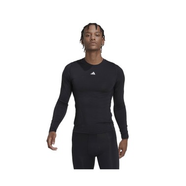 Ανδρική Ισοθερμική Μπλούζα Μαύρη - adidas Performance Techfit