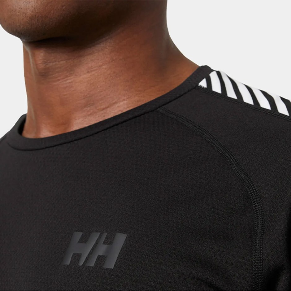 HELLY HANSEN HEH LIFA ACTIVE STRIPE CREW 49412-990 Black