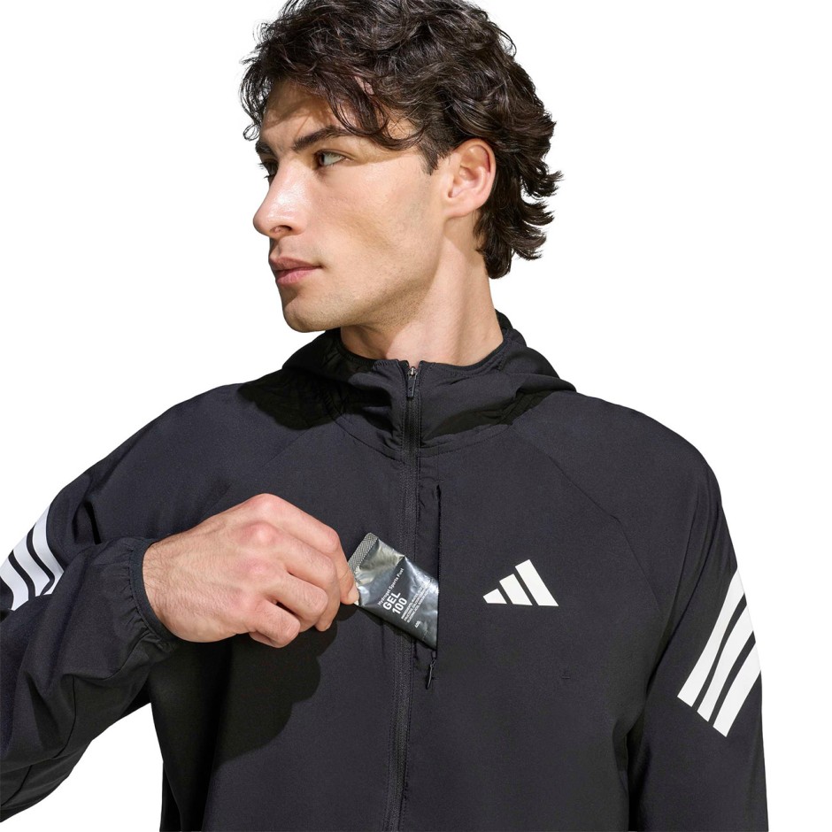 Ανδρικό Μπουφάν για Τρέξιμο Μαύρο - adidas Performance adi365 Iconic