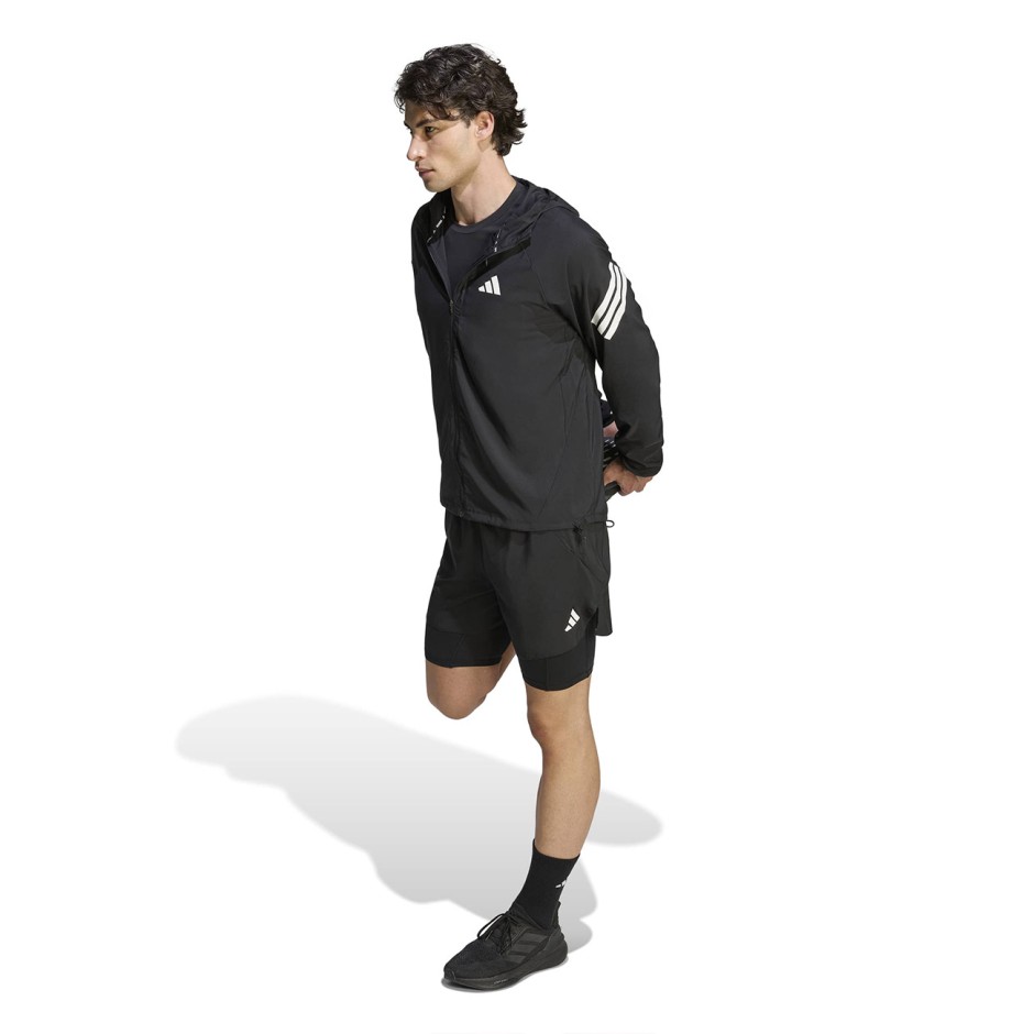 Ανδρικό Μπουφάν για Τρέξιμο Μαύρο - adidas Performance adi365 Iconic