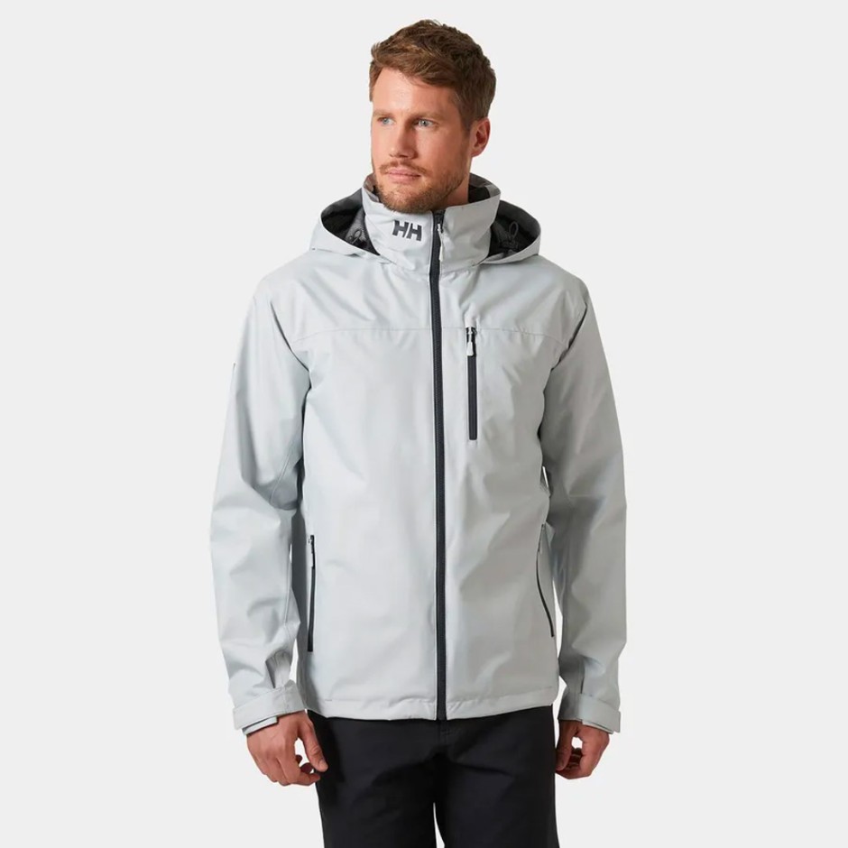 HELLY HANSEN CREW HOODED JACKET 2.0 34443-853 Grey