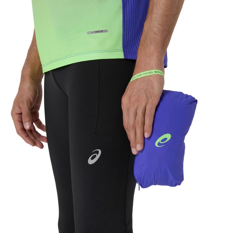 Ανδρικό Μπουφάν για Τρέξιμο Ρουά - ASICS ROAD PACKABLE 