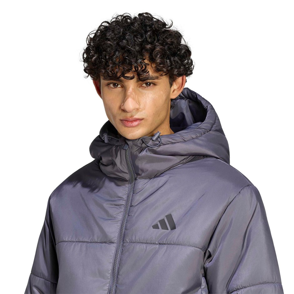 Ανδρικό Μπουφάν Ανθρακί - adidas Sportswear Essentials Highloft Insulated Puffer