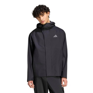 Ανδρικό Μπουφάν Μαύρο - adidas Sportswear Essentials Rain