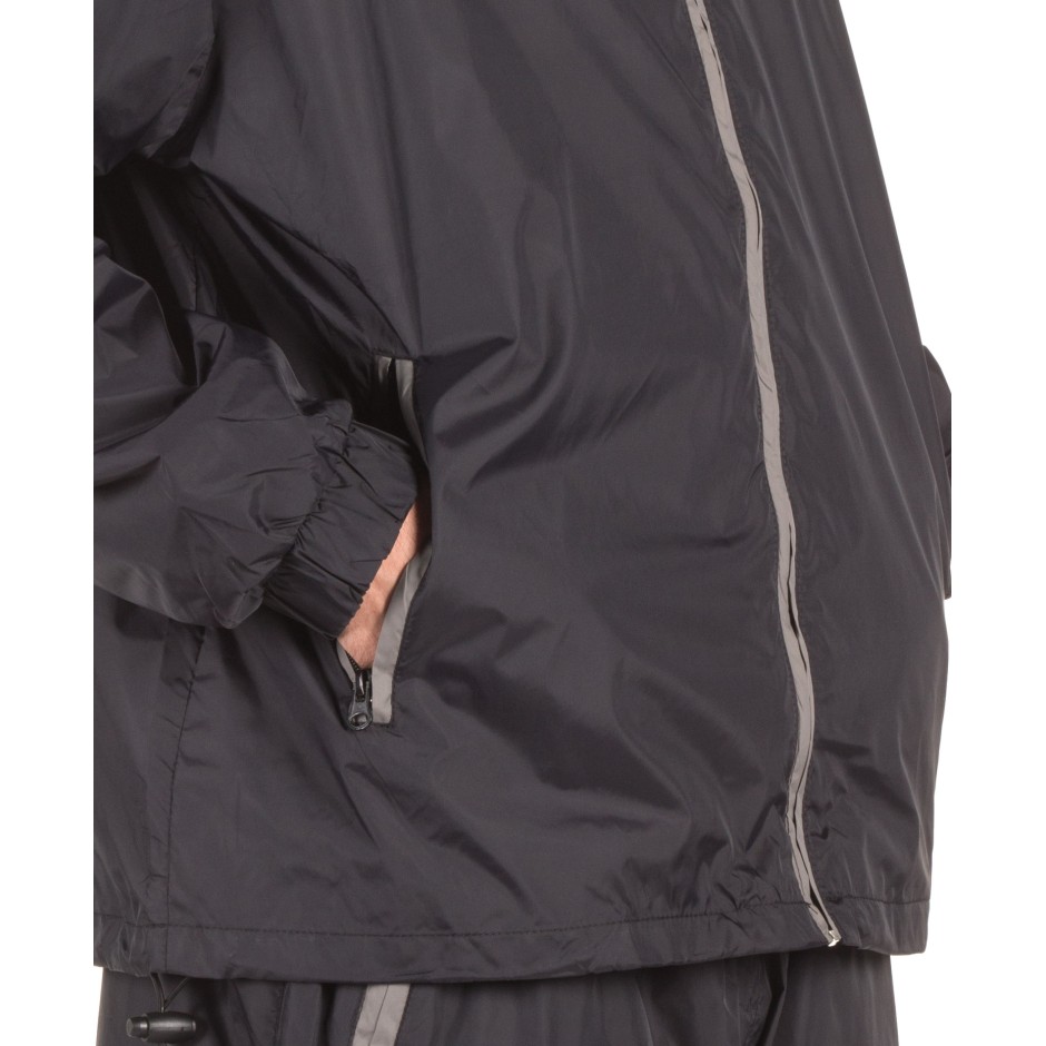 Ανδρικό Αντιανεμικό Μπουφάν Προπόνησης Μαύρο - VENIMO Solid