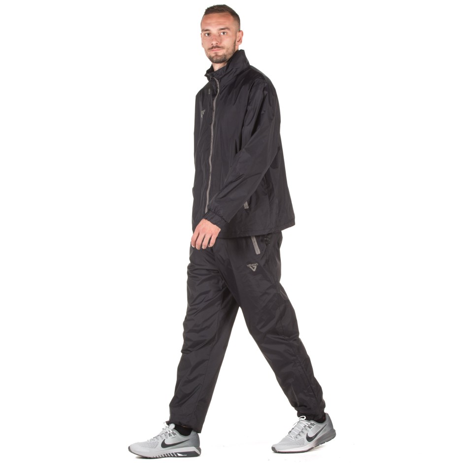 Ανδρικό Αντιανεμικό Μπουφάν Προπόνησης Μαύρο - VENIMO Solid