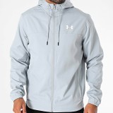 Ανδρικό Μπουφάν Γκρι - Under Armour Rival Woven Windbreaker Εικόνα 