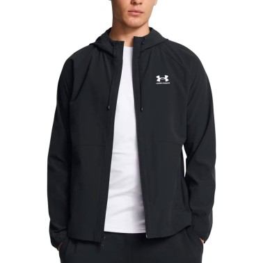 Ανδρικό Μπουφάν Μαύρο - Under Armour Rival Woven Windbreaker