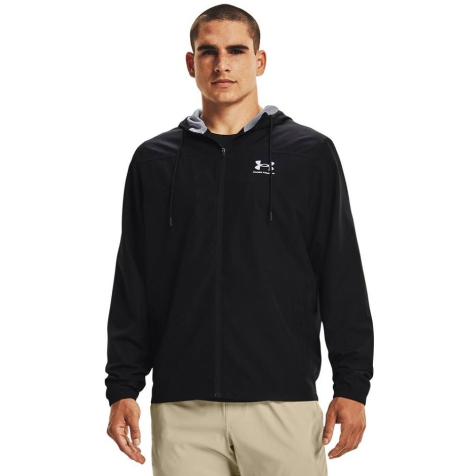 UNDER ARMOUR SPORTSTYLE WINDBREAKER 1361621-003 Black