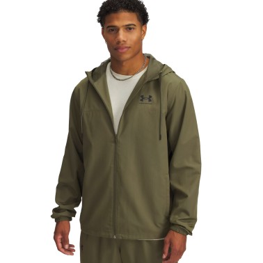 UNDER ARMOUR RIVAL WVN WINDBREAKER 1390149-390 Green
