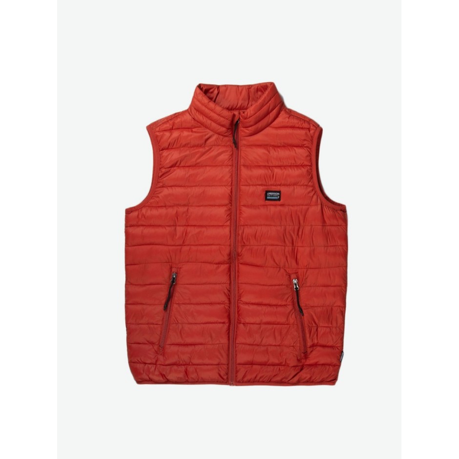 EMERSON MEN'S VEST JACKET 201.EM10.140-NL BURNT ORANGE Orange