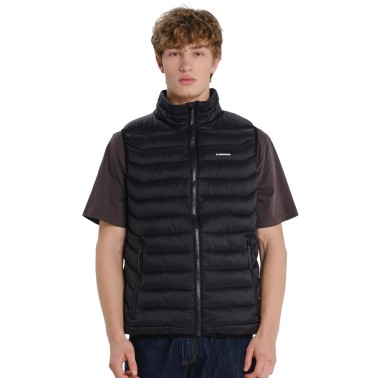 Ανδρικό Αμάνικο Μπουφάν Μαύρο - EMERSON 