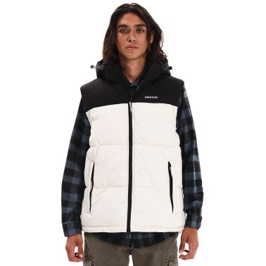 Ανδρικό Αμάνικο Μπουφάν Μπεζ - EMERSON Puffer Vest