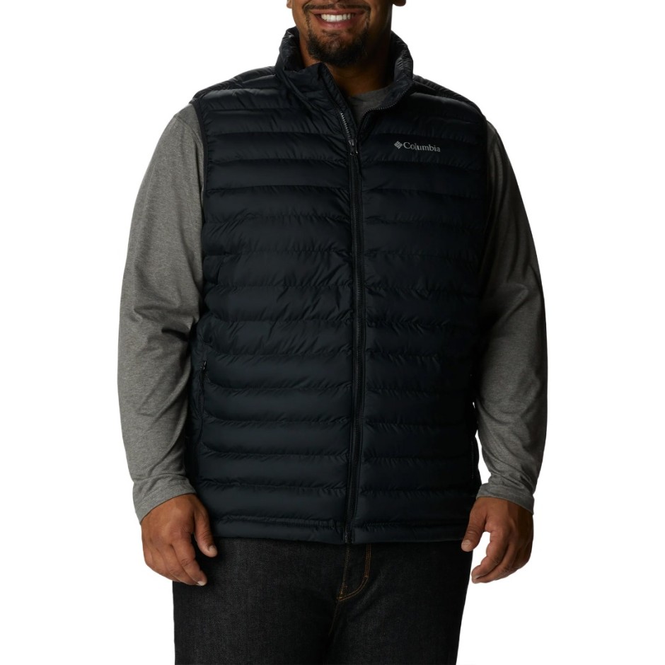 Ανδρικό Αμάνικο Μπουφάν Μαύρο - Columbia Powder Lite II Vest