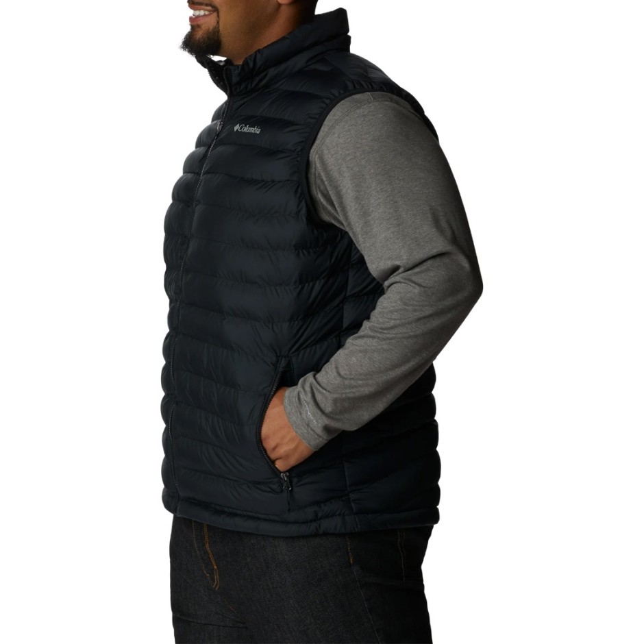 Ανδρικό Αμάνικο Μπουφάν Μαύρο - Columbia Powder Lite II Vest