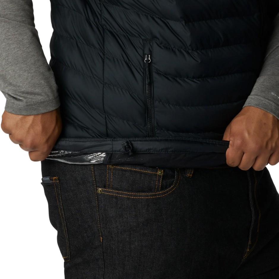 Ανδρικό Αμάνικο Μπουφάν Μαύρο - Columbia Powder Lite II Vest