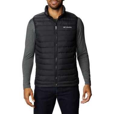 Ανδρικό Αμάνικο Μπουφάν Μαύρο - Columbia Powder Lite II Vest