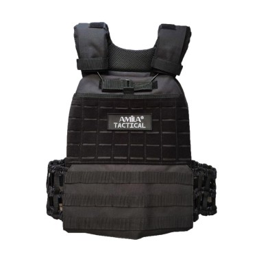 AMILA MILITARY VEST XB9605 95101 Μαύρο