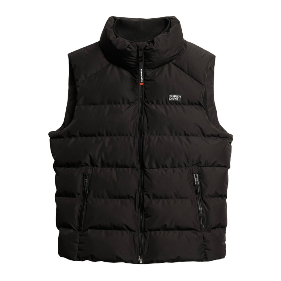 SUPERDRY D2 SDCD SPORTS PUFFER GILET M5011897A-02A Black