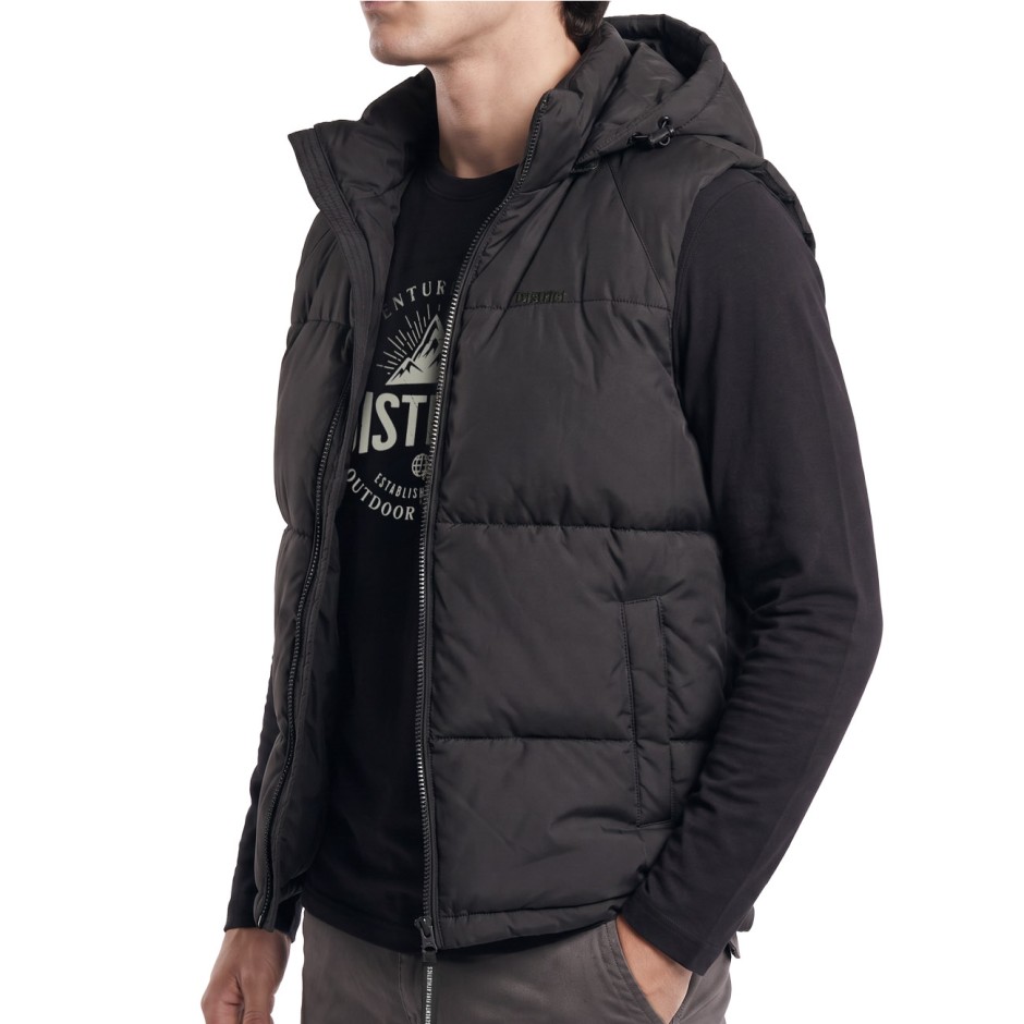 Men's Vest Jacket Black - District75 