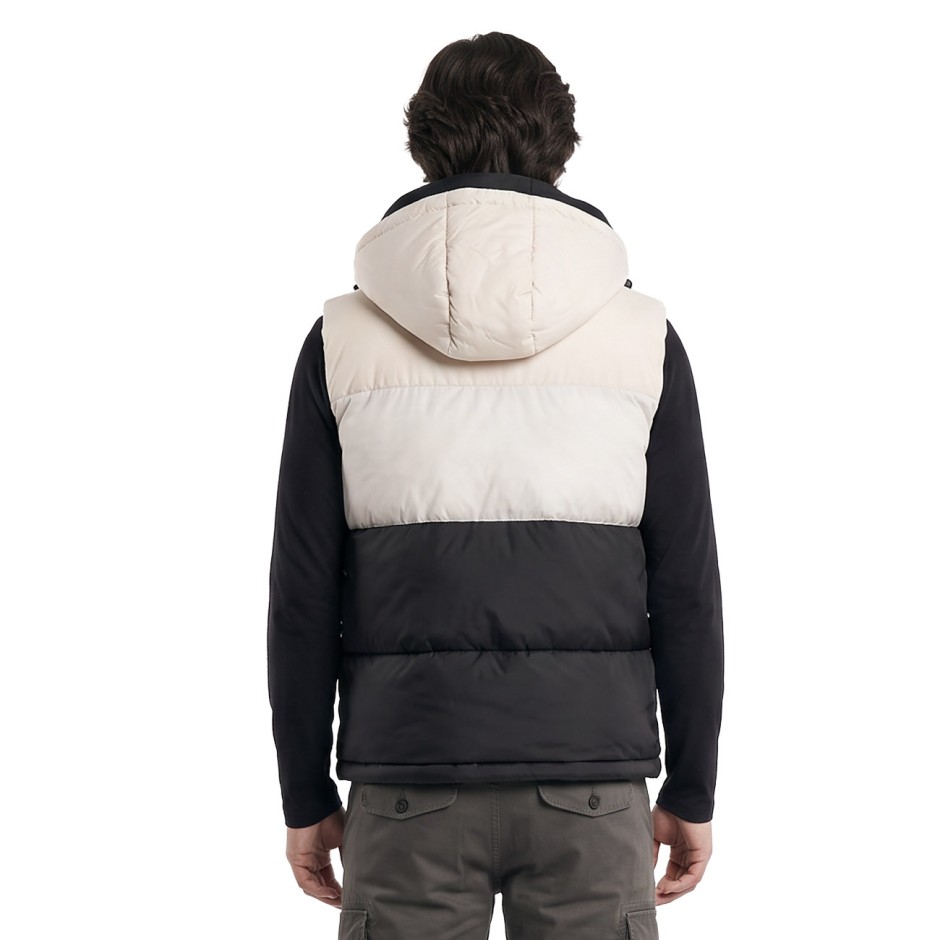 Men's Vest Jacket Beige - District75 