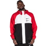 NIKE SPORTSWEAR SWOOSH WOVEN HOODED JACKET CJ4888-657 Red Image 