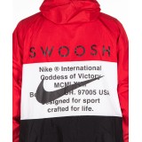 NIKE SPORTSWEAR SWOOSH WOVEN HOODED JACKET CJ4888-657 Red Image 2