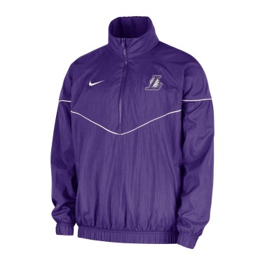 Ανδρικό Μπουφάν NBA Μωβ - Nike Los Angeles Lakers Courtside Windrunner