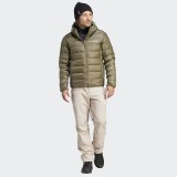 adidas Performance Terrex Multi Light Down Λαδί - Ανδρικό Μπουφάν Εικόνα 3