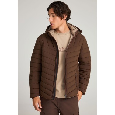 Ανδρικό Μπουφάν Καφέ - Funky Buddha