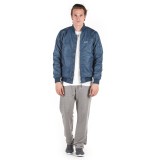 BASEHIT BASIC BOMBER JACKET 182.BM10.144-NW710 BLUE Μπλε Εικόνα 2