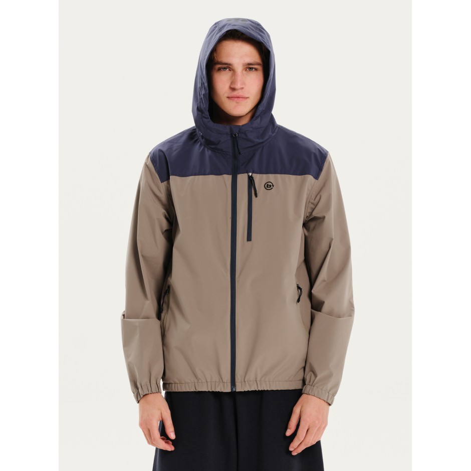 BASEHIT 251.BM10.113-KHAKI/NAVY BLUE Πολύχρωμο
