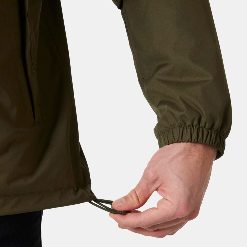 Ανδρικό Μπουφάν Πράσινο - Helly Hansen Vancouver Fleece Lined Waterproof
