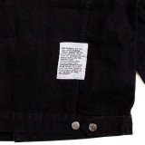 BEE UNUSUAL FEEL GOOD PATCHWORK DENIM JACKET AJ-242501-BLACK Black Image 1