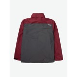 Ανδρικό Μπουφάν EMERSON MEN'S JACKET WITH ROLL-IN HOOD Πολύχρωμο 201.EM10.12-RP D.GREY/WILDBERRY 