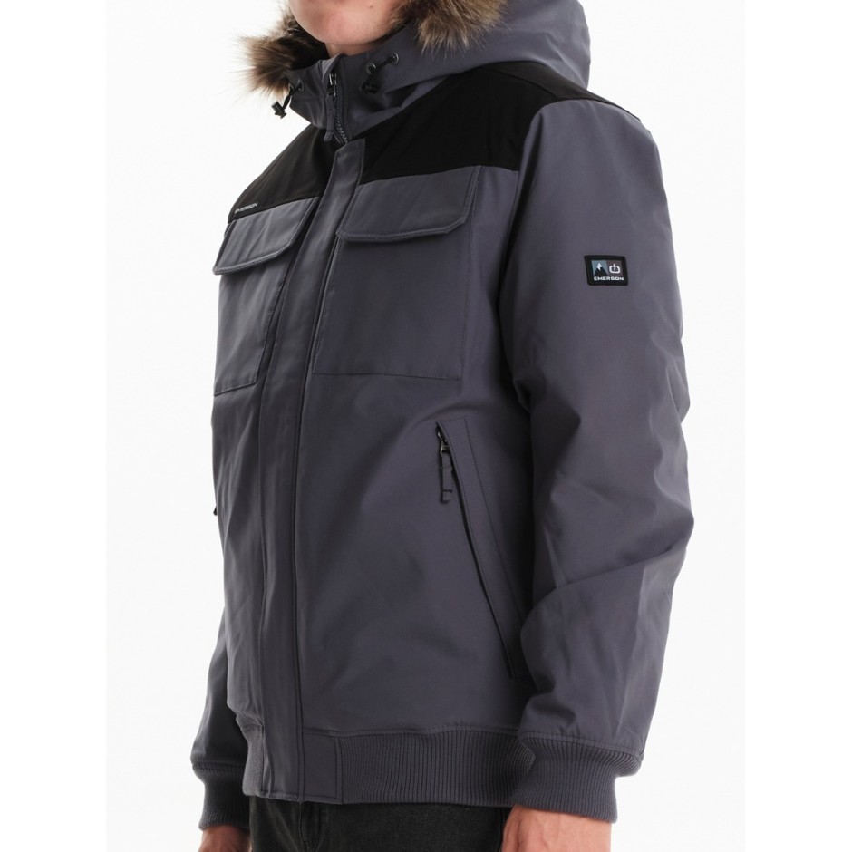 EMERSON 242.EM10.66-DUSTY BLUE/BLACK Μπλε
