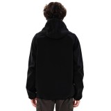 EMERSON MEN'S HOODED BONDED JACKET 262.EM11.11-BLACK Μαύρο Εικόνα 0