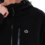 EMERSON MEN'S HOODED BONDED JACKET 262.EM11.11-BLACK Μαύρο Εικόνα 2