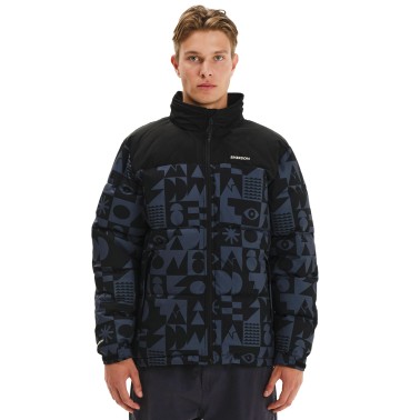 Ανδρικό Μπουφάν Ανθρακί - EMERSON Puffer 