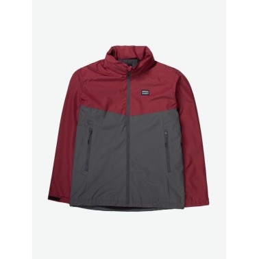 EMERSON MEN'S JACKET WITH ROLL-IN HOOD 201.EM10.12-RP D.GREY/WILDBERRY Colorful