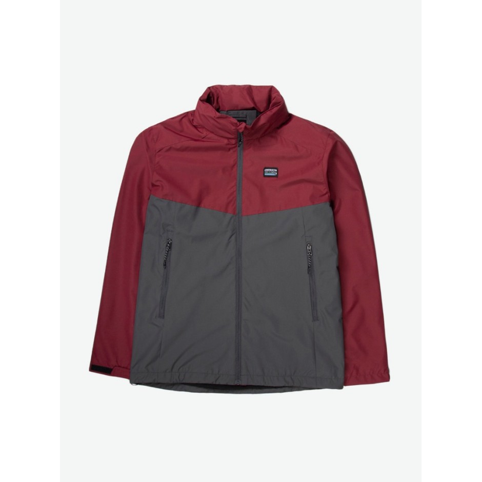 EMERSON MEN'S JACKET WITH ROLL-IN HOOD 201.EM10.12-RP D.GREY/WILDBERRY Colorful