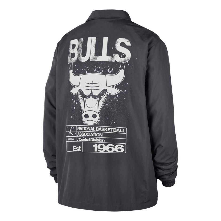 Ανδρικό Μπουφάν NBA Ανθρακί - Jordan Chicago Bulls MVP Statement Edition