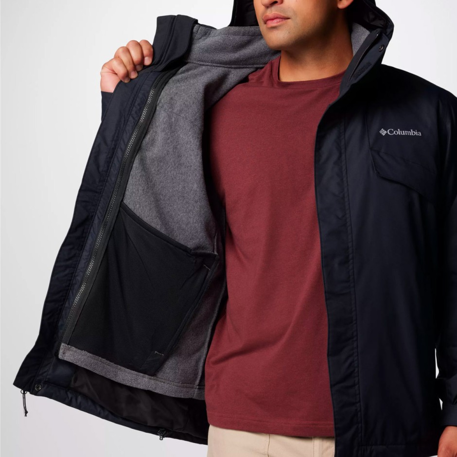 COLUMBIA BUGABOO III FLEECE INTERCHANGE JACKET 2096904-010 Black