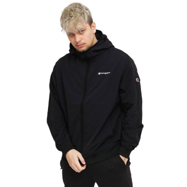CHAMPION HOODED JACKET Μαύρο