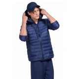 BODY ACTION MEN QUILT PADDED JACKET WITH HOOD 073926-01-04K Μπλε Εικόνα 1
