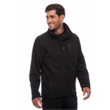 Be:Nation Light Softshell Μαύρο - Ανδρικό Μπουφάν Εικόνα 